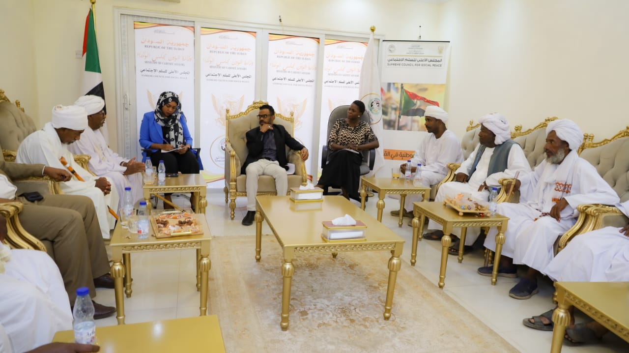 استقبال قيادات المجتمع في مكتب الأمانة العامة